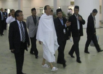 Menag dalam pakaian ihram