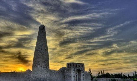 Menara Emin di Xinjiang, Cina.