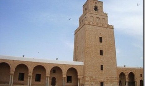 Menara Masjid Uqba, Tunisia