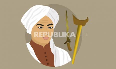 Pangeran Diponegoro diduga gunakan gelar merujuk gelar Ottoman. Ilustrasi Pangeran Dipenogoro 