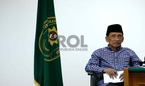 Mendengar Keterangan Saksi. Ketua nonaktif DPRD Bangkalan Fuad Amin Imron mengikuti sidang lanjutan di Pengadilan Tipikor, Jakarta, Kamis (28/5).