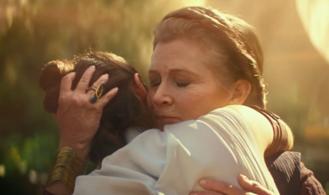 Mendiang Carrie Fisher tampil dalam Star Wars: The Rise of Skywalker sebagai Princess Leia Organa.