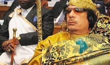 Mendiang Muammar Qaddafi