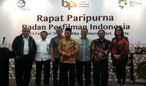 Mendikbud bersama insan perfilman nasional.