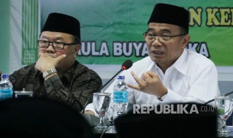 Pemerintah Bahas Pelaksanaan Sholat Idul Adha dan Qurban. Foto Menko PMK Muhadjir Effendy.