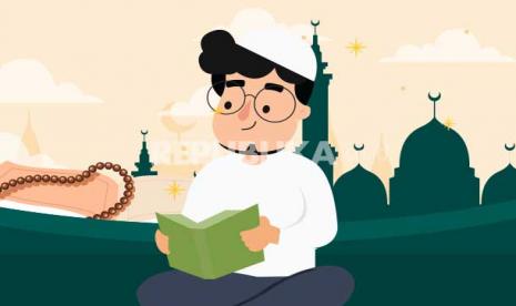 Mengaji Alquran (Ilustrasi)