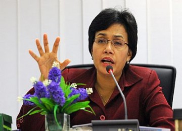 Menkeu Sri Mulyani