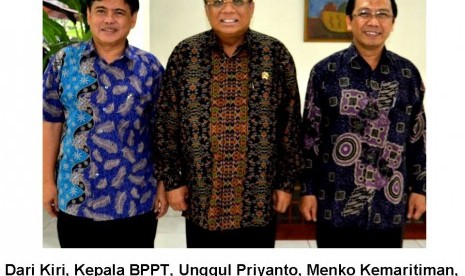 menko maritim, kepala LAPAN dan kepala BPPT