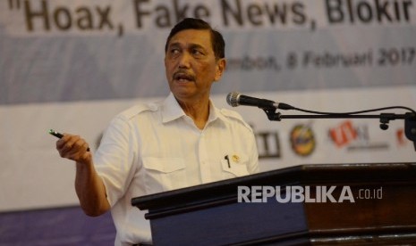 Coordinating minister for maritime affairs Luhut Binsar Panjaitan