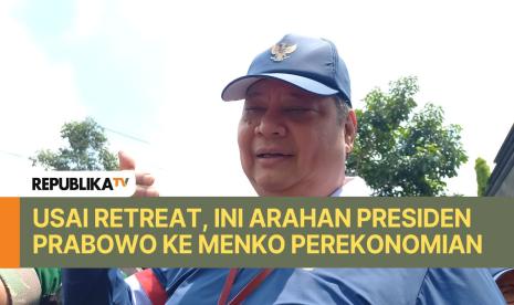 Menko Perekonomian Airlangga Hartarto.