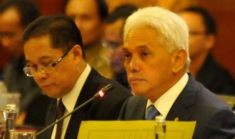 Menko Perekonomian Hatta Rajasa hadir dalam acara sidang komisi bersama (SKB) ke-9 indonesia-rusia bidang ekonomi,perdagangan dan kerjasama teknis di Jakarta,Selasa (25/2).