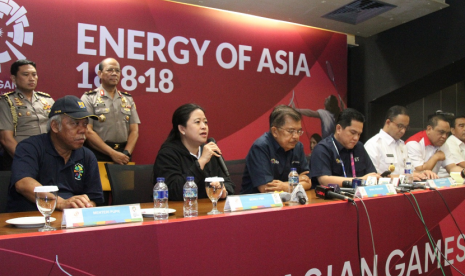 Menko PMK menghadiri rapat akhir persiapan pelaksanaan Asian Games 2018.