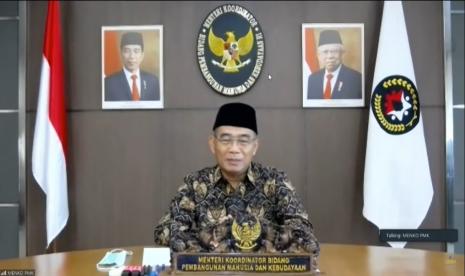 Menko-PMK, Profesor Muhadjir Effendy saat menjadi pemateri di Syiar Ramadan Universitas Muhammadiyah Malang (UMM).