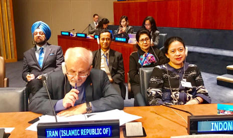 Menko PMK Puan Maharani menghadiri High Level Meeting on The Fight to End Tuberculosis, pada Rabu (26/9), di New York, Amerika Serikat.