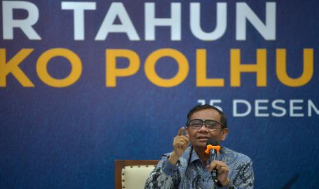 Menko Polhukam Mahfud MD sebut tidak ada agenda di Istana Presiden termasuk reshuffle.