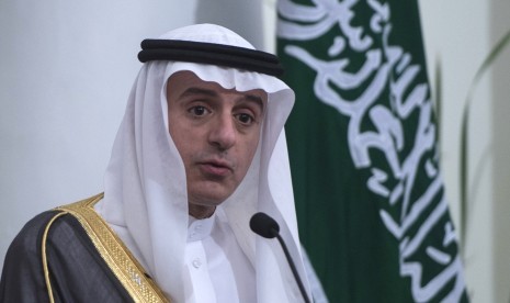 Menlu Kerajaan Arab Saudi Adel bin Ahmed Al Jubeir.