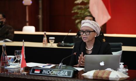 Menteri Luar Negeri (Menlu) Retno LP Marsudi.