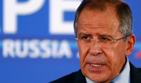  Minister of Foreign Affairs of the Russian Federation, Sergei Lavrov, says that Russia fully supports Indonesian leadership on Asia-Pacific Economic Cooperation (APEC) 2013. (file photo)