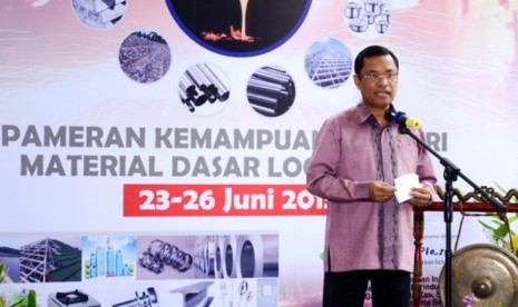 Menperin Saleh Husin Pembukaan industri logam