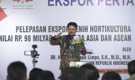 Mentan Lepas Ekspor Benih Hortikultura.