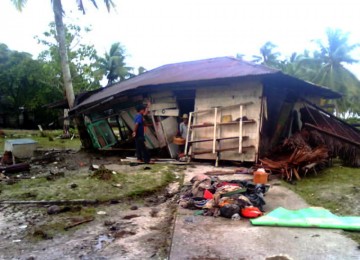 Mentawai pasca gempa bumi