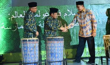 Religious Affairs Minister Lukman Hakim Saifuddin inaugurates the 18th Annual International Conference on Islamic Studies (AICIS) in Palu, Central Sulawesi, Tuesday (Sept 18). 