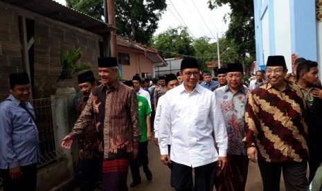 Menteri Agama Lukman Hakim Saifuddin menghadiri lomba membaca kitab atau Musabaqah Qiraatil Kutub (MQK) Tingkat Nasional tahun 2017 di Jepara, Jawa Tengah, Jumat (1/12).