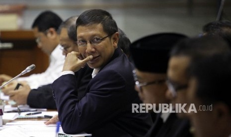 Menteri Agama Lukman Hakim Syarfuddin (tengah).