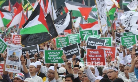 Gelombang aksi solidaritas Palestina (Ilustrasi)