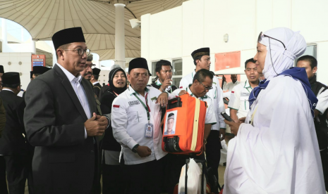 Menteri Agama (Menag) Lukman Hakim Saifuddin bersama delegasi Amirul Hajj 2019 tiba di Bandara King Abdul Aziz Jeddah, Arab Saudi, Selasa (30/07) pukul 16.30 Waktu Arab Saudi (WAS).  