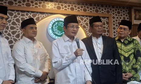 Menteri Agama Prof Nasaruddin Umar bersilaturahiim ke MUI. 