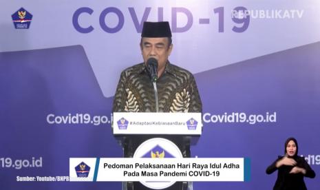 Menteri Agama RI, Fachrul Razi, mengingatkan lokasi sholat Idul Adha harus aman dari Covid-19.