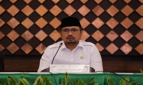 Menag Imbau Pesantren Berinovasi. Menteri Agama Yaqut Cholil Qoumas.