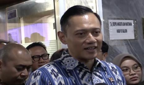 Menteri Agraria dan Tata Ruang/Badan Pertanahan Nasional (ATR/BPN) Agus Harimurti Yudhoyono (AHY) 