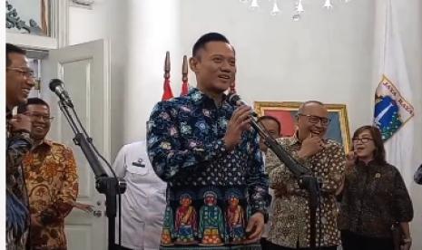 Menteri ATR/BPN Agus Harimurti Yudhoyono (AHY). 