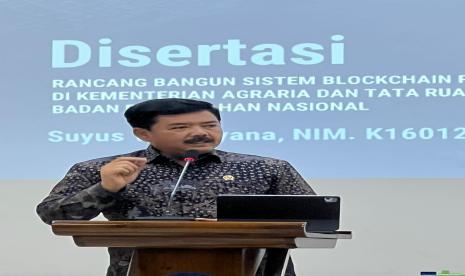 Menteri ATR/BPN Hadi Tjahjanto