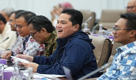 SOE Minister Erick Thohir will set up Bank Mandiri's assets as Danantara offices.