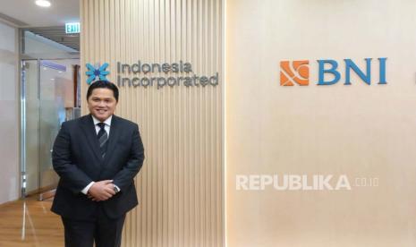 Menteri BUMN Erick Thohir di kantor bersama BUMN Hong Kong di Far East Finance Center, Hong Kong, Jumat (30/6/2023).