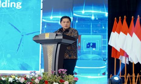 Menteri BUMN Erick Thohir melaunching pembentukan Holding Subholding PT PLN (Persero), (ilustrasi)