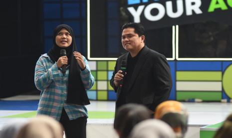 Menteri BUMN, Erick Thohir menyambut baik gelaran Pertamina Energizing Your Action. Pada kesempatan ini, ia menjelaskan bagaimana komitmen pemerintah, termasuk BUMN dalam menangani isu perubahan iklim.