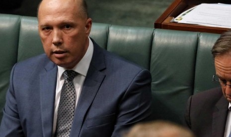 Menteri Dalam Negeri Australia Peter Dutton