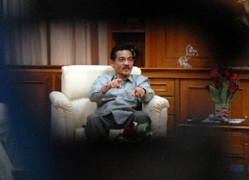  Kepala Badan Nasional Pengelola Perbatasan (BNPP) sekaligus Menteri Dalam Negeri, Gamawan Fauzi