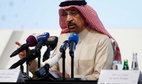 Menteri Energi Arab Saudi Khalid al-Falih.  