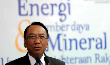 Menteri Energi dan Sumber Daya Mineral (ESDM) Jero Wacik