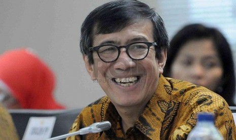 Menteri Hukum dan Hak Asasi Manusia (HAM) Yasonna Laoly.