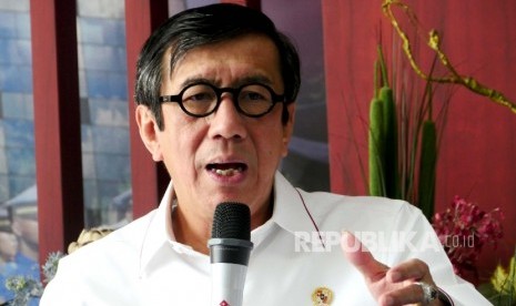  Menteri Hukum dan Hak Asasi Manusia (Menkumham) Yasonna H Laoly 