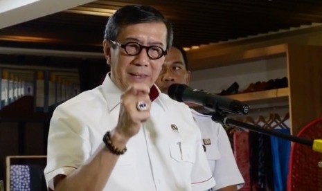 Menteri Hukum dan Hak Asasi Manusia (Menkumham), Yasonna Laoly