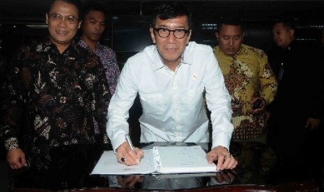 Menteri Hukum dan Hak Asasi Manusia Yasonna Laoly.