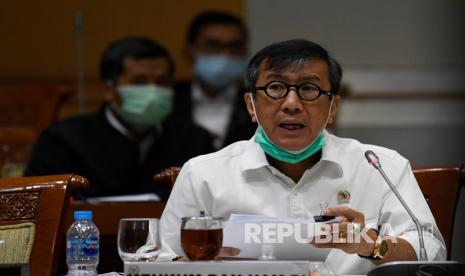 Menteri Hukum dan Hak Asasi Manusia Yasonna Laoly.