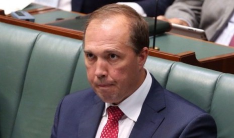 Menteri Imigrasi Australia Peter Dutton.